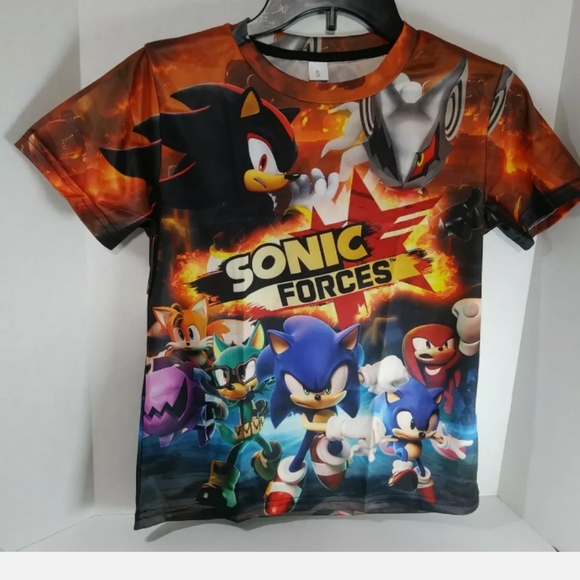 Cosplay Boy's Sz S Mesh T-Shirt With 3D Multicolored Graphics - Picture 2 of 7